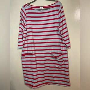 The nines by HATCH maternity dress size XL Striped pockets casual